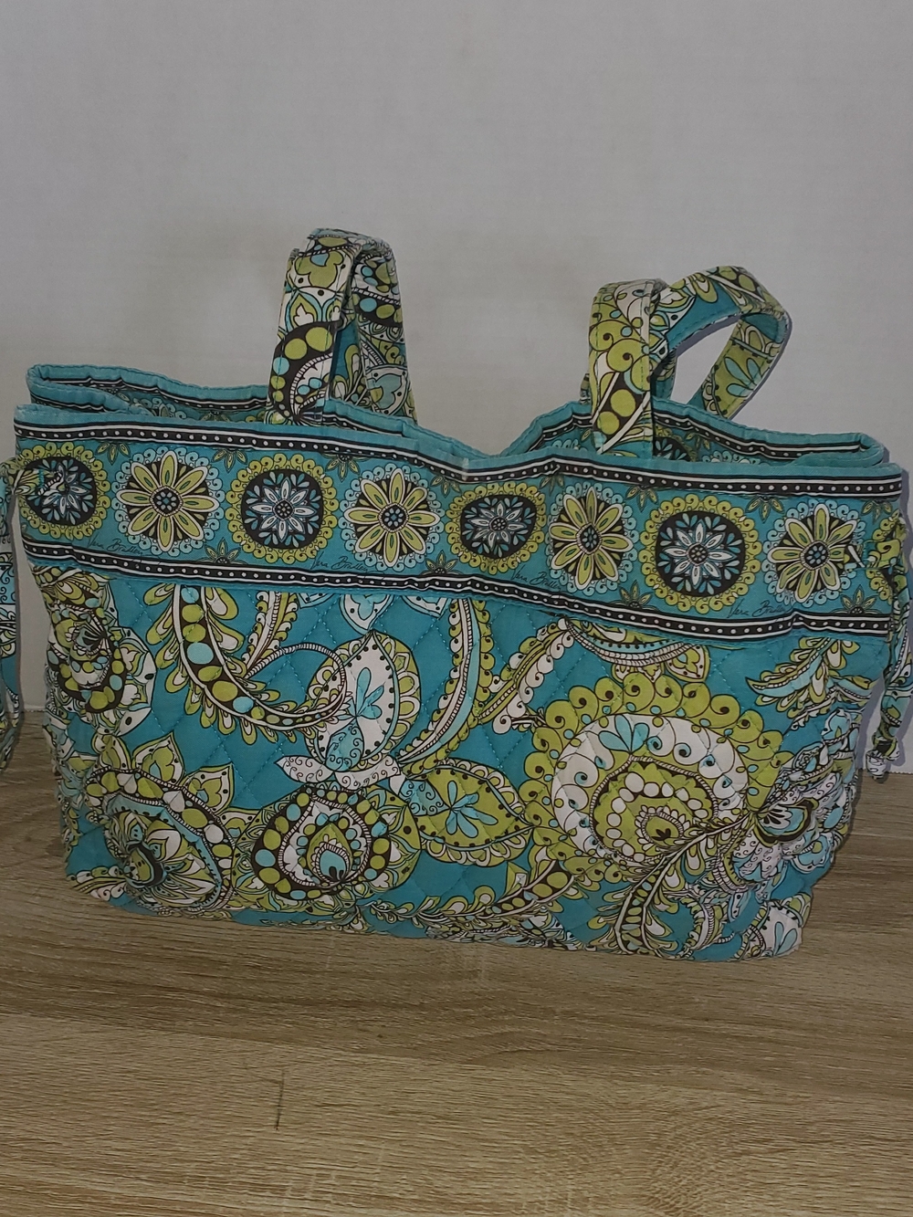 Vera Bradley Peacock Village Tote Bag